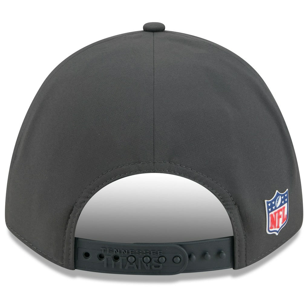 Tennessee Titans New Era 2025 Sideline Cold Weather 9FORTY M-Crown Adjustable Hat Charcoal - NFL