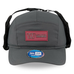 Washington Commanders New Era 2025 Sideline Cold Weather Runner Dog Ear Adjustable Hat Charcoal - NFL