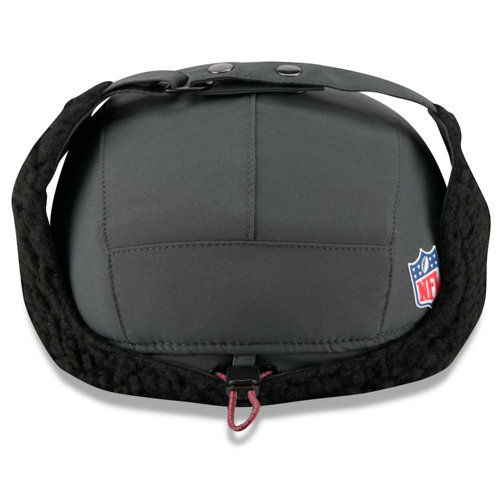 Washington Commanders New Era 2025 Sideline Cold Weather Runner Dog Ear Adjustable Hat Charcoal - NFL