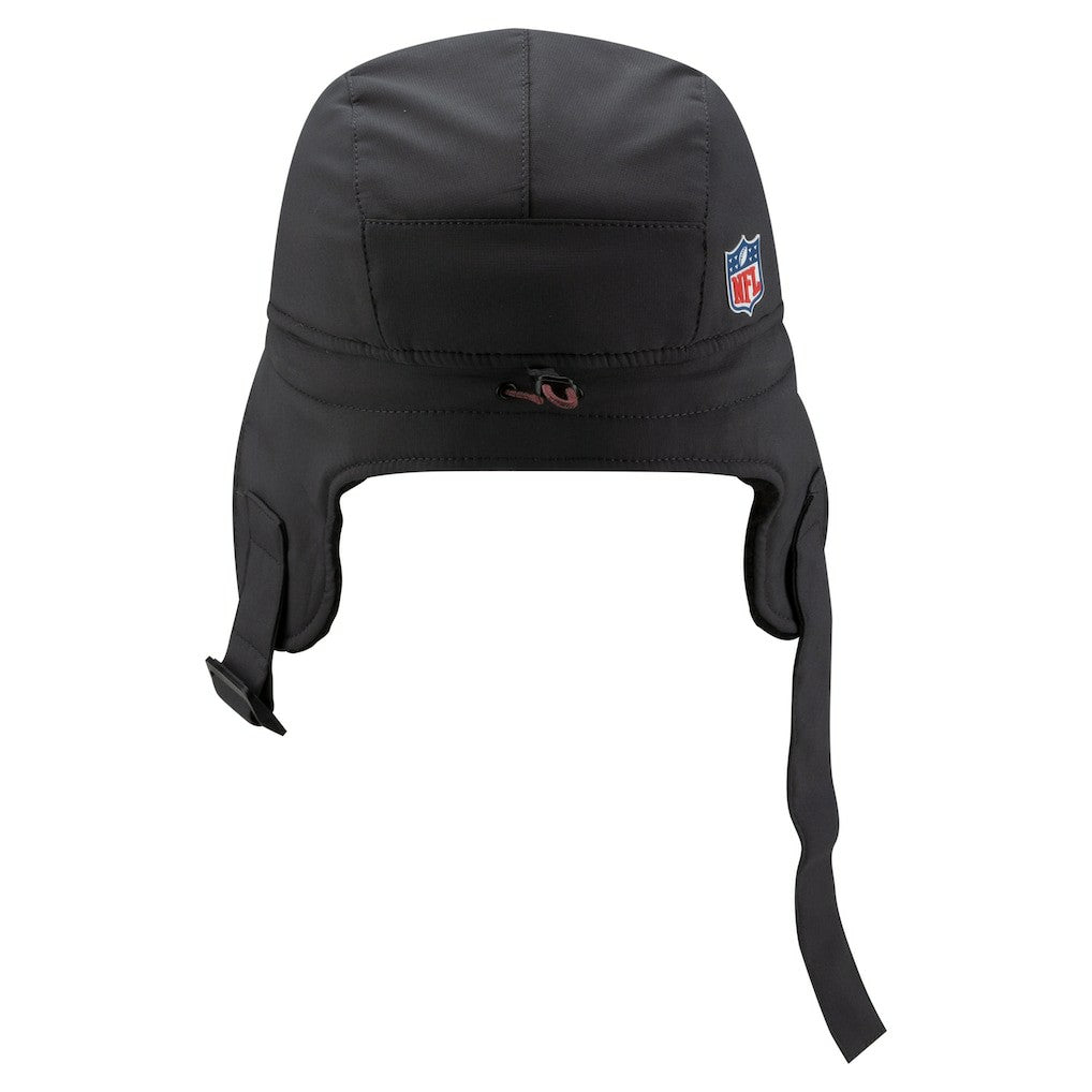 Washington Commanders New Era 2025 Sideline Cold Weather Runner Dog Ear Adjustable Hat Charcoal - NFL