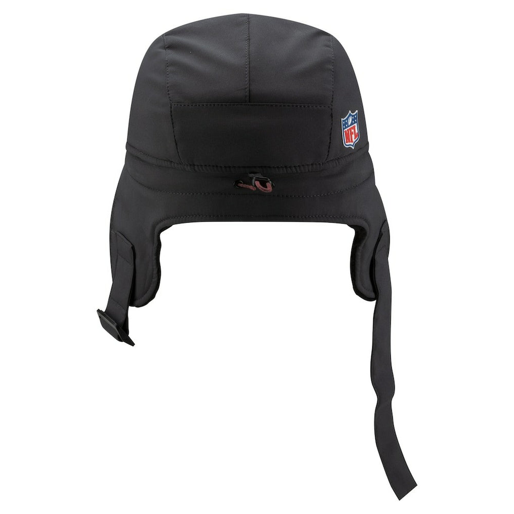 Washington Commanders New Era 2025 Sideline Cold Weather Runner Dog Ear Adjustable Hat Charcoal - NFL