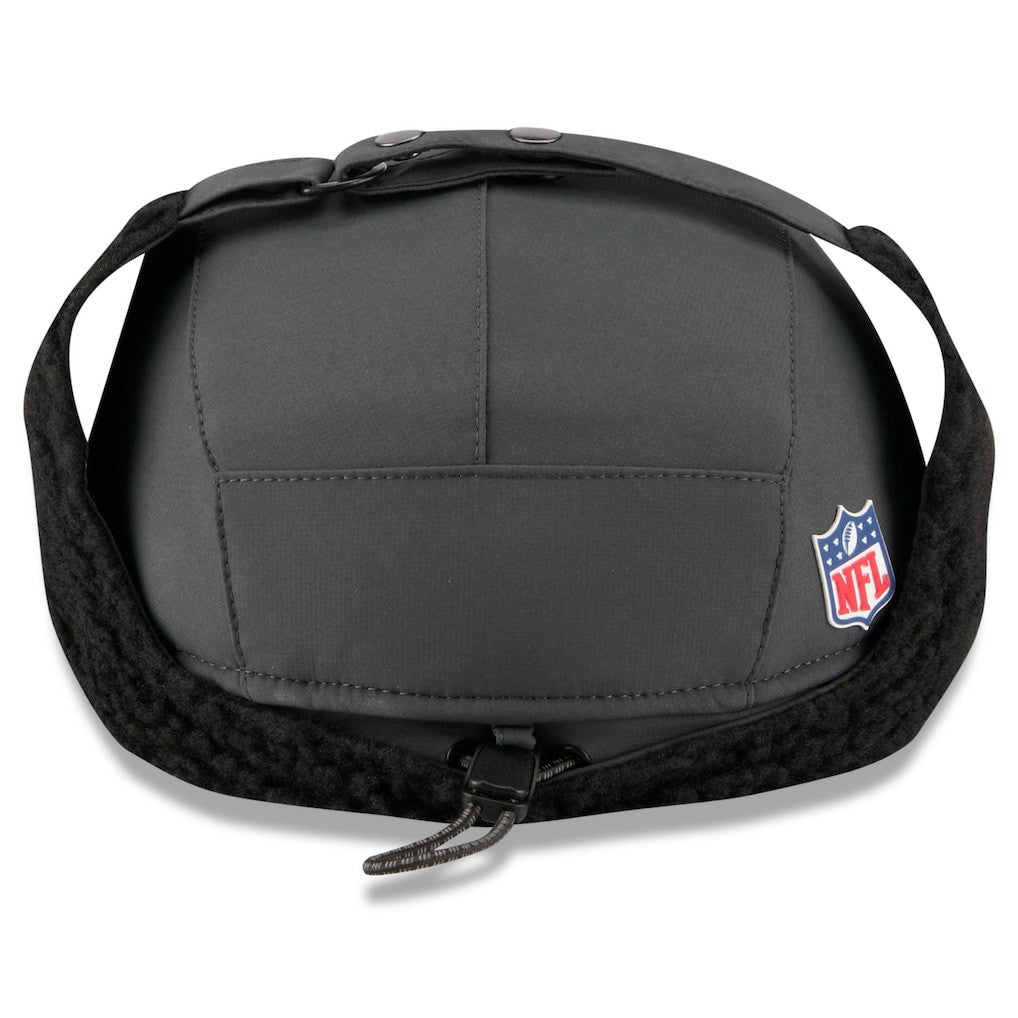 Cleveland Browns New Era 2025 Sideline Cold Weather Runner Dog Ear Adjustable Hat Charcoal - NFL