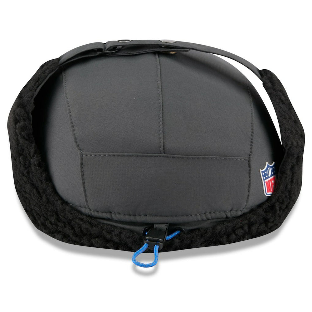 Detroit Lions New Era 2025 Sideline Cold Weather Runner Dog Ear Adjustable Hat Charcoal - NFL