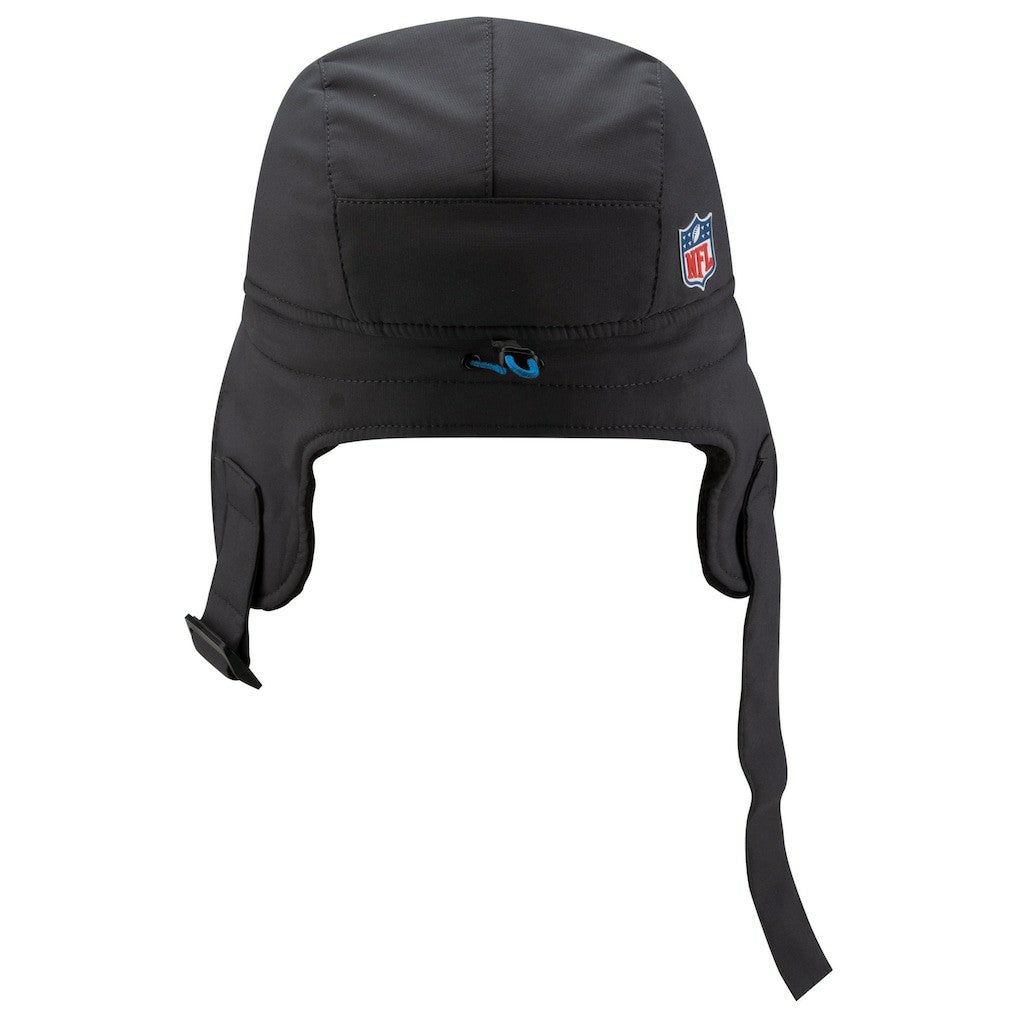 Detroit Lions New Era 2025 Sideline Cold Weather Runner Dog Ear Adjustable Hat Charcoal - NFL