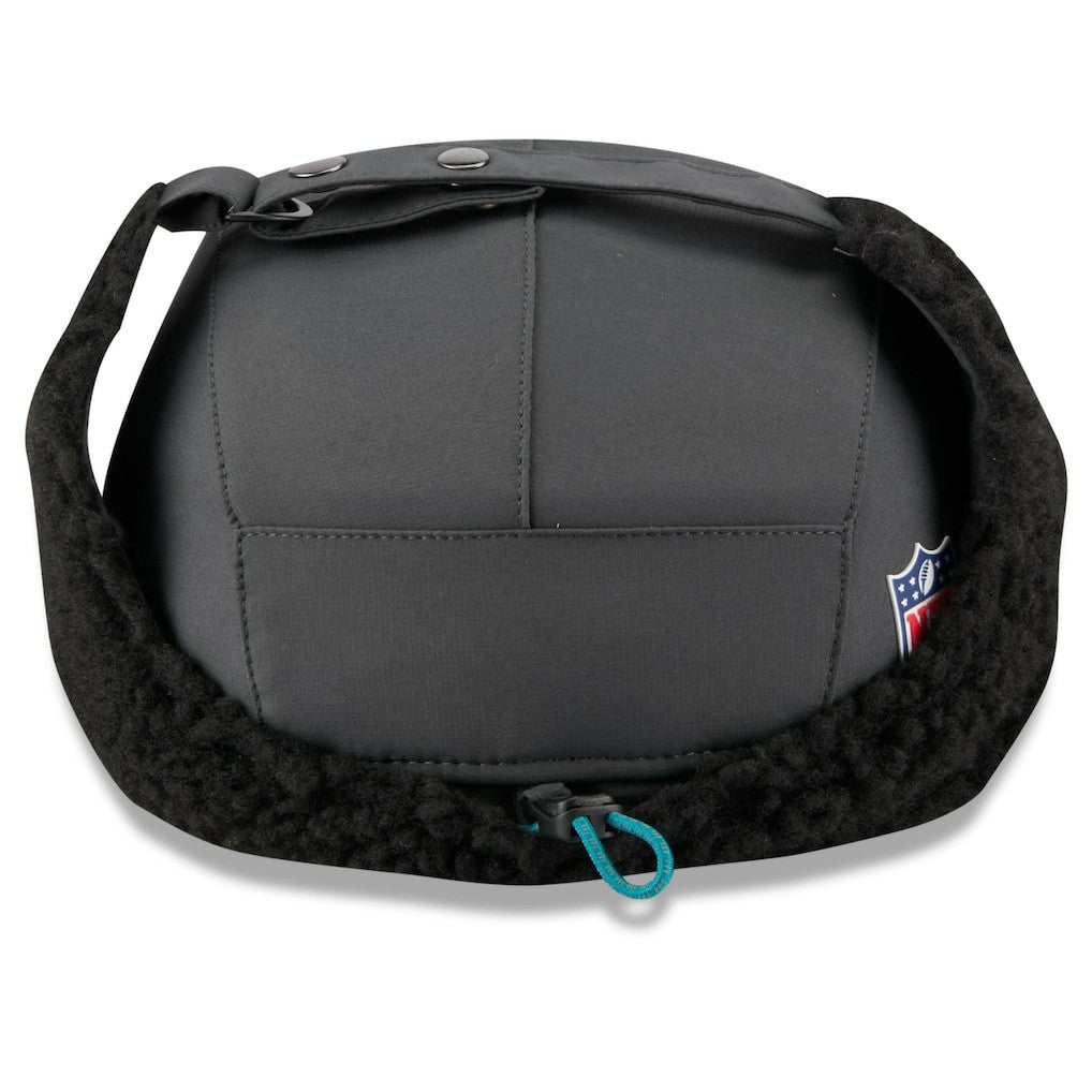 Jacksonville Jaguars New Era 2025 Sideline Cold Weather Runner Dog Ear Adjustable Hat Charcoal - NFL