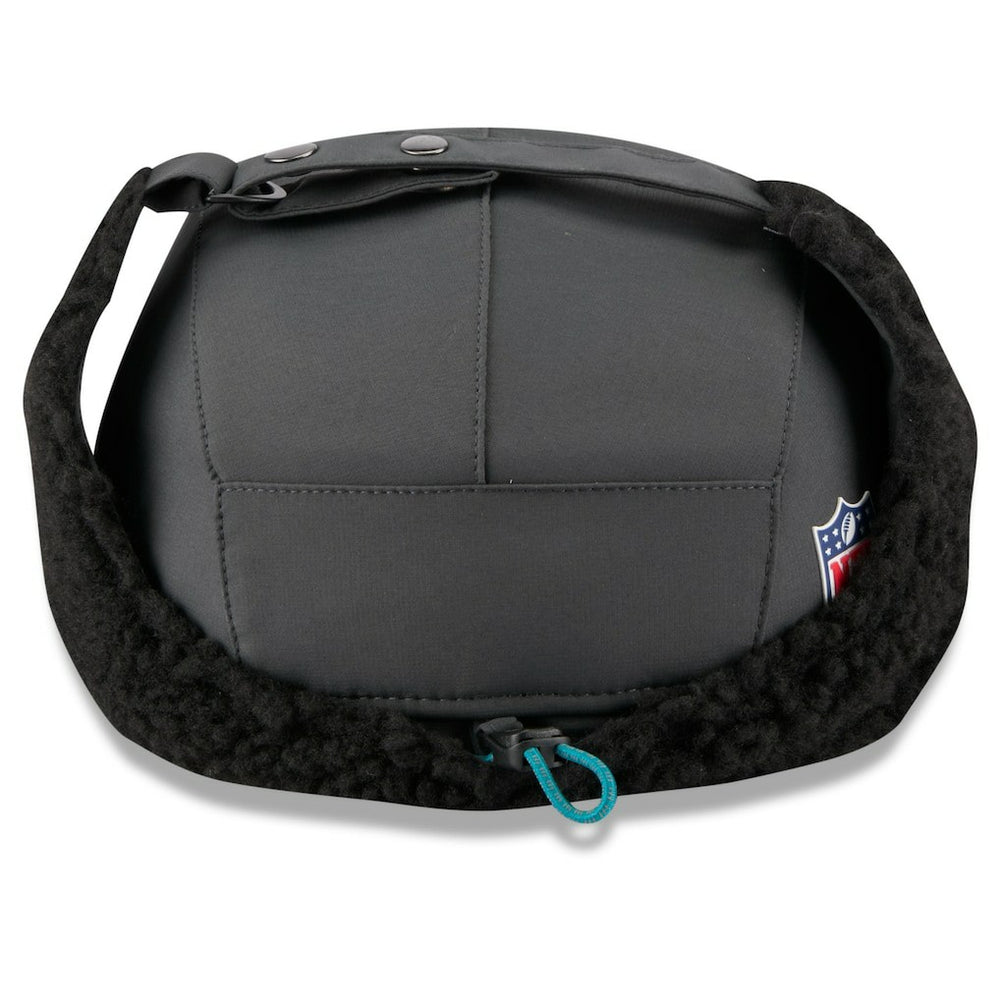 Jacksonville Jaguars New Era 2025 Sideline Cold Weather Runner Dog Ear Adjustable Hat Charcoal - NFL