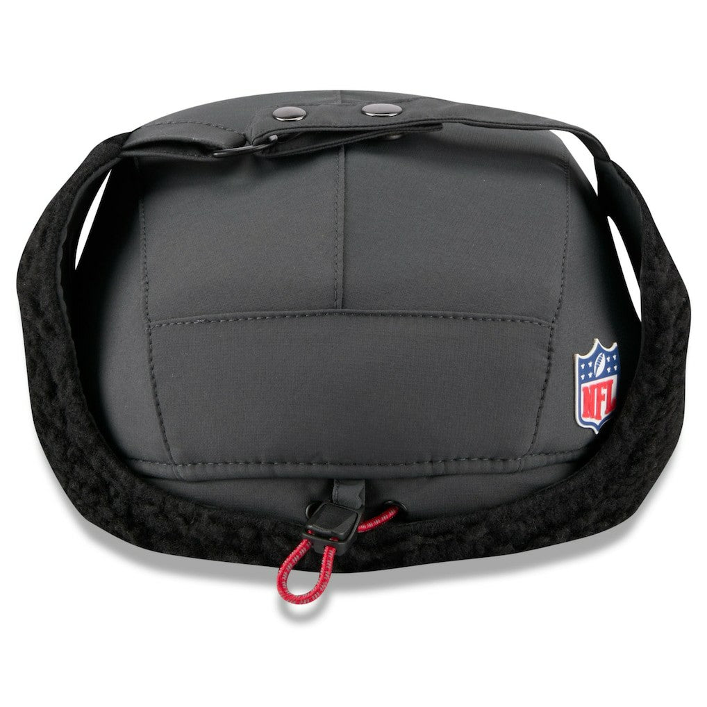 Kansas City Chiefs New Era 2025 Sideline Cold Weather Runner Dog Ear Adjustable Hat Charcoal - NFL
