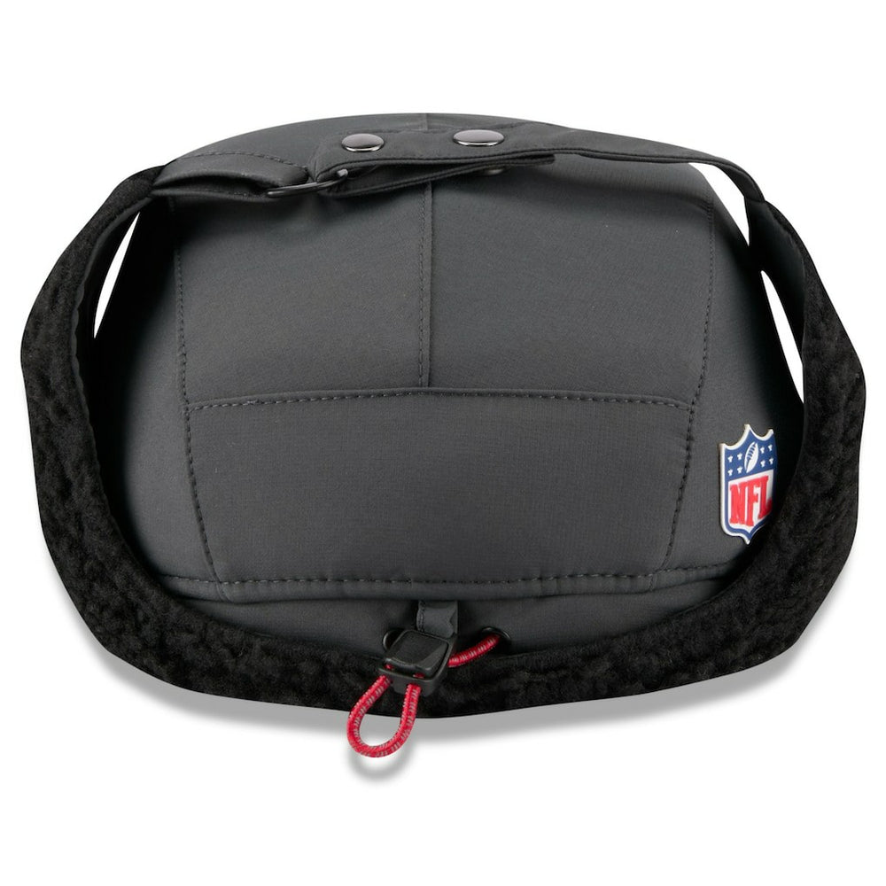 Kansas City Chiefs New Era 2025 Sideline Cold Weather Runner Dog Ear Adjustable Hat Charcoal - NFL