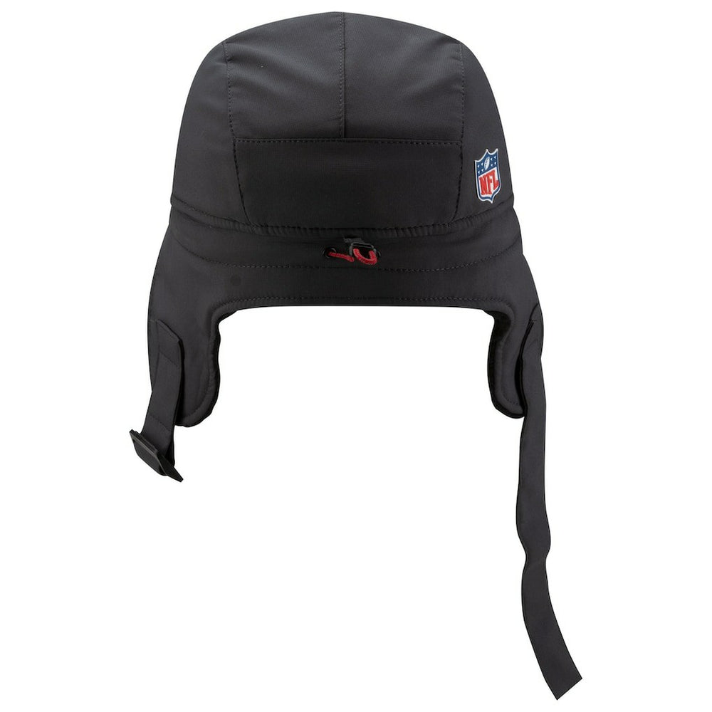 Kansas City Chiefs New Era 2025 Sideline Cold Weather Runner Dog Ear Adjustable Hat Charcoal - NFL