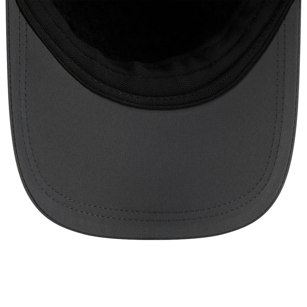 Las Vegas Raiders New Era 2025 Sideline Cold Weather Runner Dog Ear Adjustable Hat Charcoal - NFL