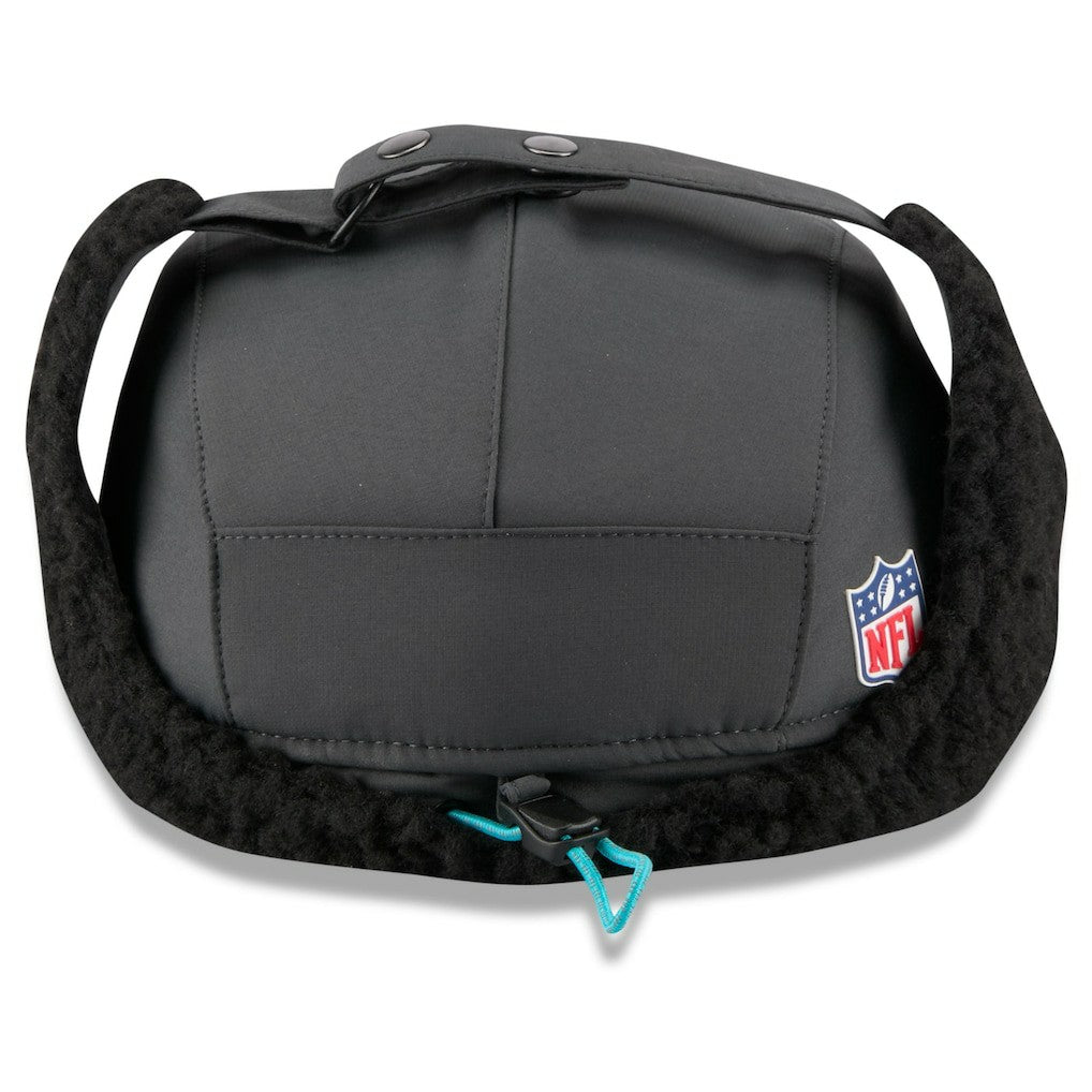 Miami Dolphins New Era 2025 Sideline Cold Weather Runner Dog Ear Adjustable Hat Charcoal - NFL