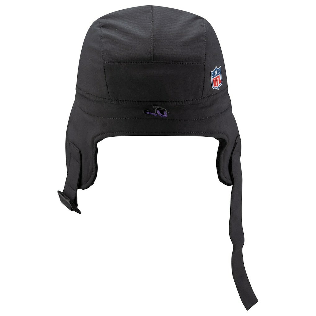 Minnesota Vikings New Era 2025 Sideline Cold Weather Runner Dog Ear Adjustable Hat Charcoal - NFL