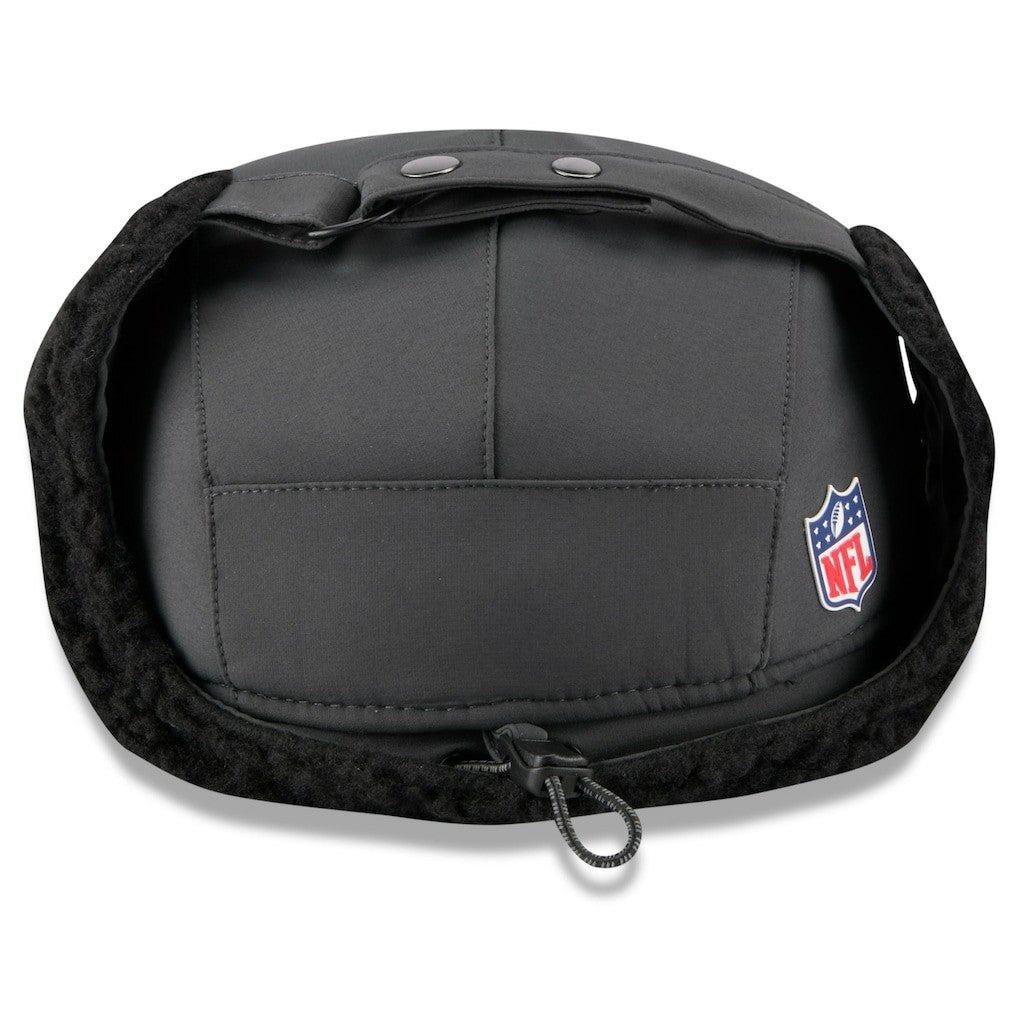 New Orleans Saints New Era 2025 Sideline Cold Weather Runner Dog Ear Adjustable Hat Charcoal - NFL