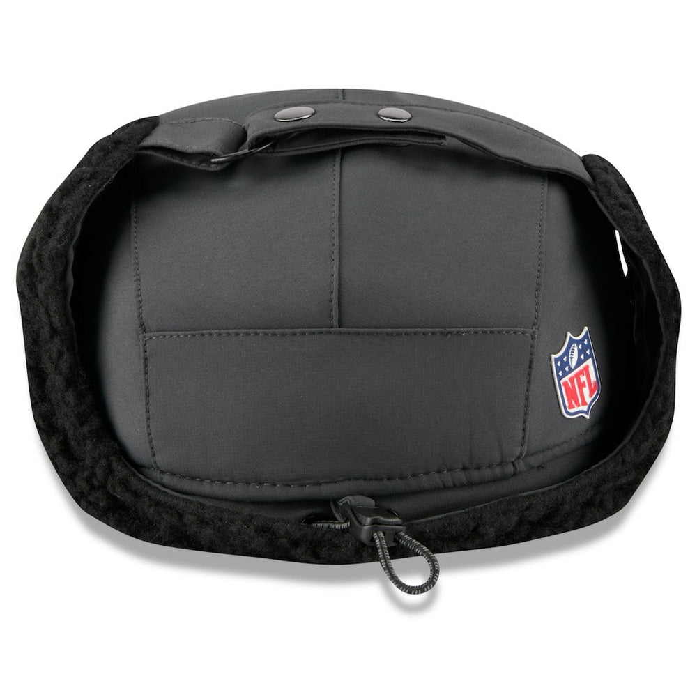 New Orleans Saints New Era 2025 Sideline Cold Weather Runner Dog Ear Adjustable Hat Charcoal - NFL