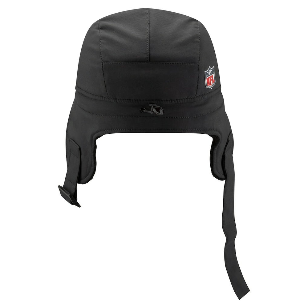 New Orleans Saints New Era 2025 Sideline Cold Weather Runner Dog Ear Adjustable Hat Charcoal - NFL