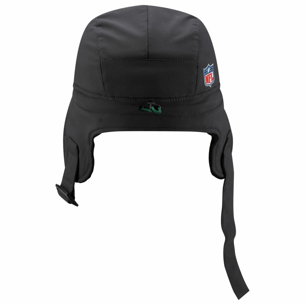 New York Jets New Era 2025 Sideline Cold Weather Runner Dog Ear Adjustable Hat Charcoal - NFL