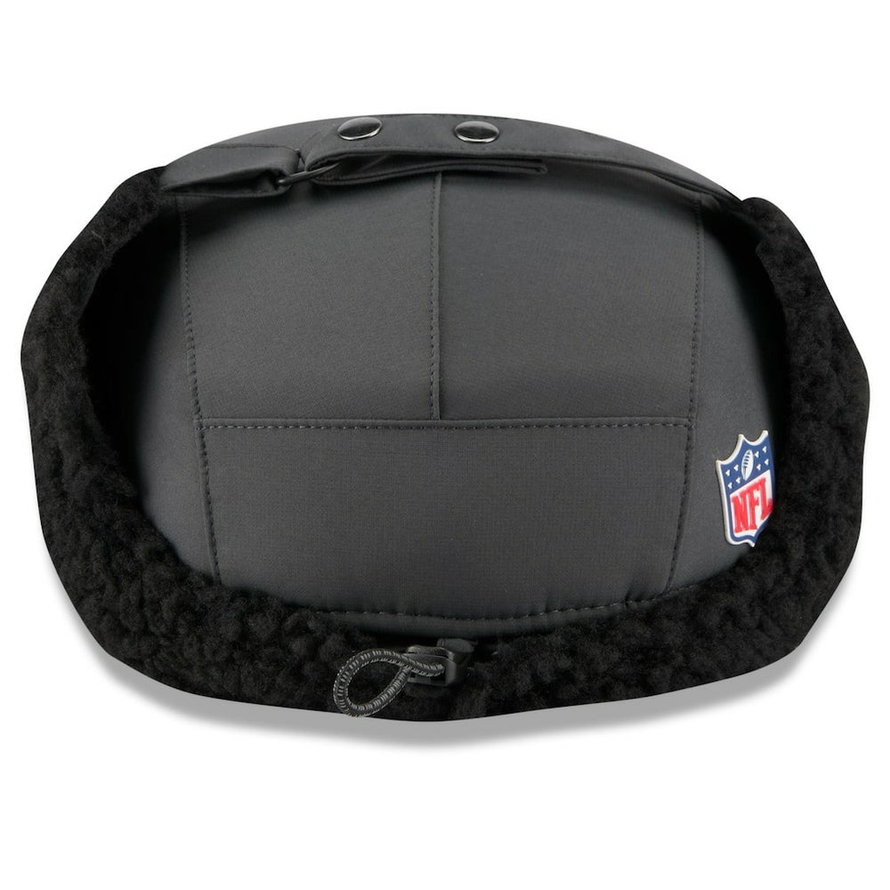 Pittsburgh Steelers New Era 2025 Sideline Cold Weather Runner Dog Ear Adjustable Hat Charcoal - NFL