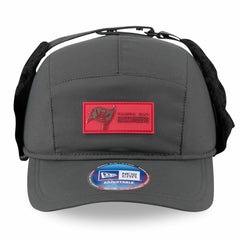 Tampa Bay Buccaneers New Era 2025 Sideline Cold Weather Runner Dog Ear Adjustable Hat Charcoal - NFL