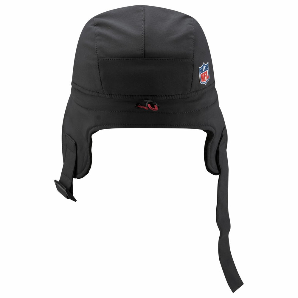 Tampa Bay Buccaneers New Era 2025 Sideline Cold Weather Runner Dog Ear Adjustable Hat Charcoal - NFL