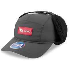 Arizona Cardinals New Era 2025 Sideline Cold Weather Runner Dog Ear Adjustable Hat Charcoal - NFL