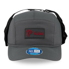 Atlanta Falcons New Era 2025 Sideline Cold Weather Runner Dog Ear Adjustable Hat Charcoal - NFL
