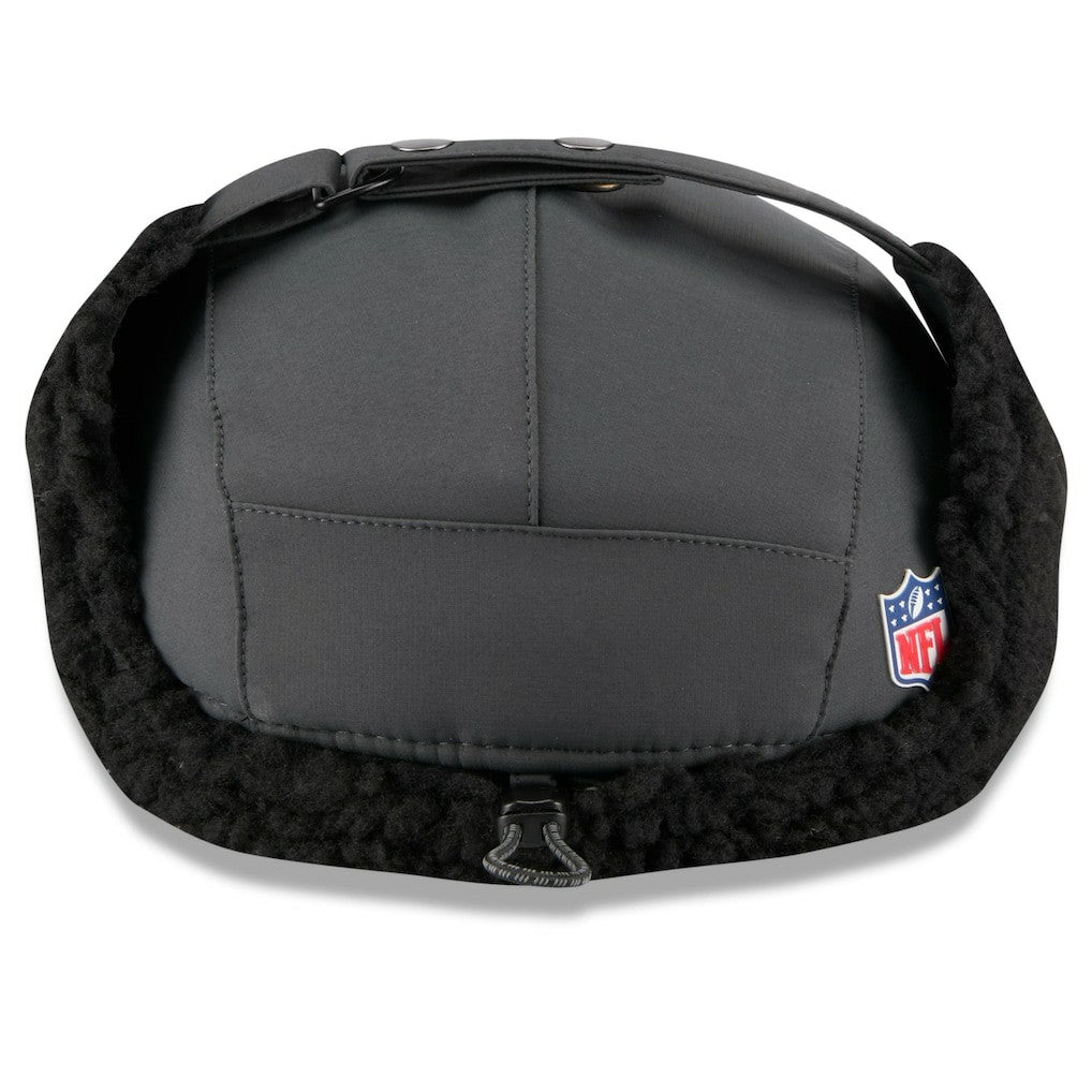Atlanta Falcons New Era 2025 Sideline Cold Weather Runner Dog Ear Adjustable Hat Charcoal - NFL