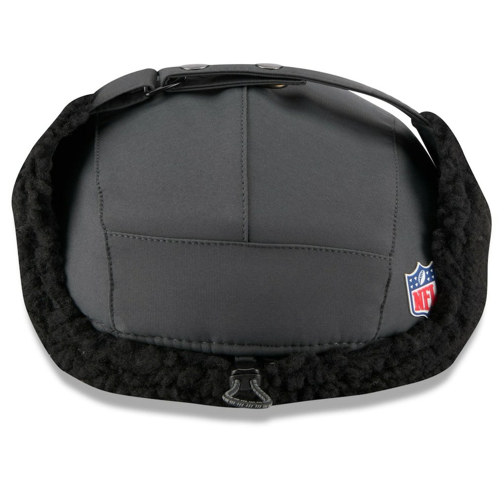 Atlanta Falcons New Era 2025 Sideline Cold Weather Runner Dog Ear Adjustable Hat Charcoal - NFL