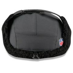 Atlanta Falcons New Era 2025 Sideline Cold Weather Runner Dog Ear Adjustable Hat Charcoal - NFL
