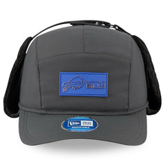Buffalo Bills New Era 2025 Sideline Cold Weather Runner Dog Ear Adjustable Hat Charcoal - NFL