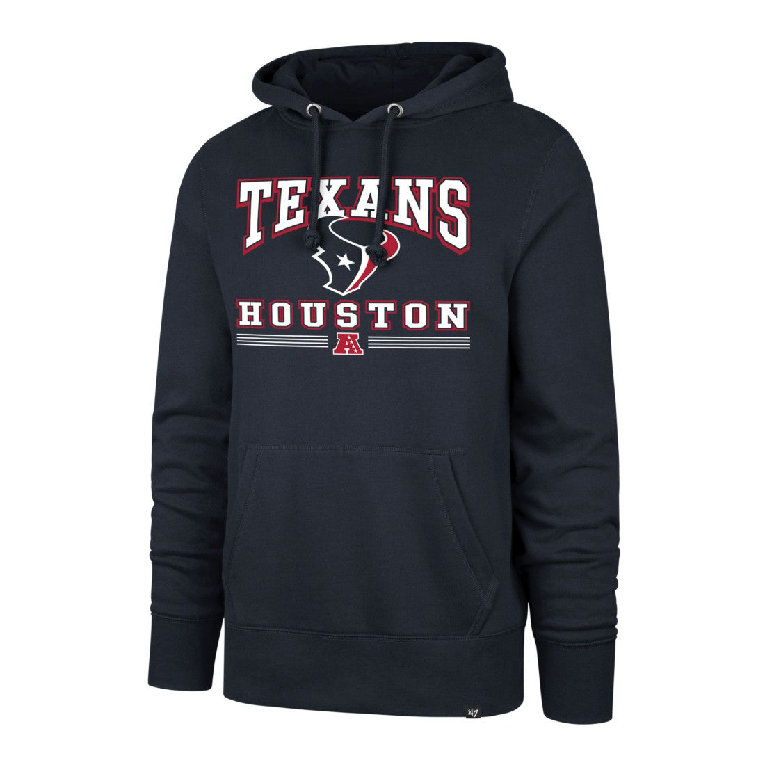 Houston Texans '47 Packed House Headline Pullover Hoodie Navy - 47 brand