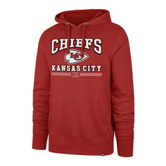 Kansas City Chiefs '47 Packed House Headline Pullover Hoodie Red - 47 brand