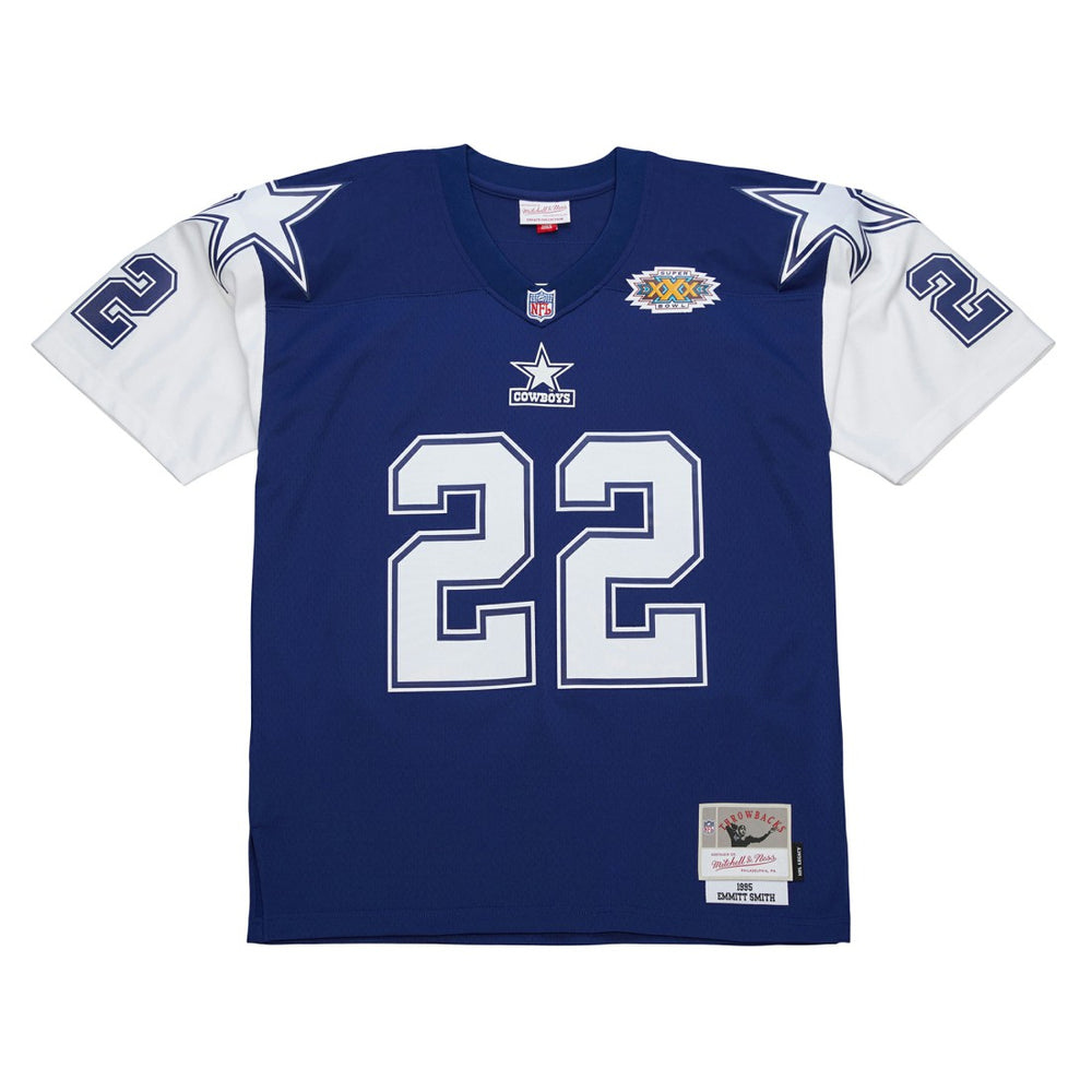 Emmitt Smith Dallas Cowboys 1995 Legacy Replica Jersey Navy - Mitchell & Ness