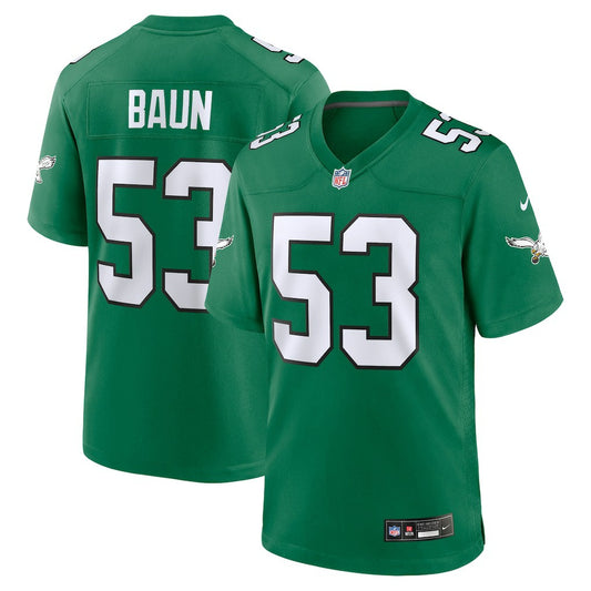 Zack Baun Philadelphia Eagles Alternate Game Jersey - Kelly Green | NFL Jerseys
