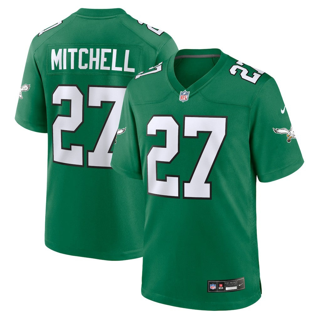Quinyon Mitchell Philadelphia Eagles Alternate Game Jersey Kelly Green - Nike