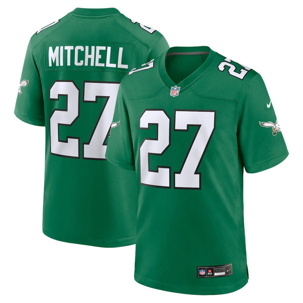 Quinyon Mitchell Philadelphia Eagles Alternate Game Jersey Kelly Green - Nike