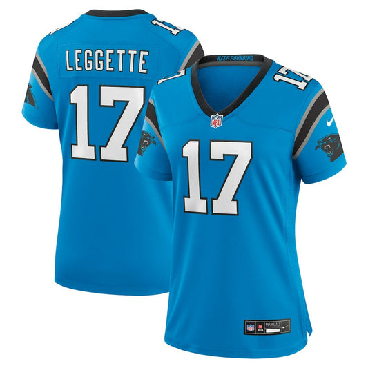 Xavier Legette Carolina Panthers Women's Alternate Game Jersey - Blue | NFL Jerseys