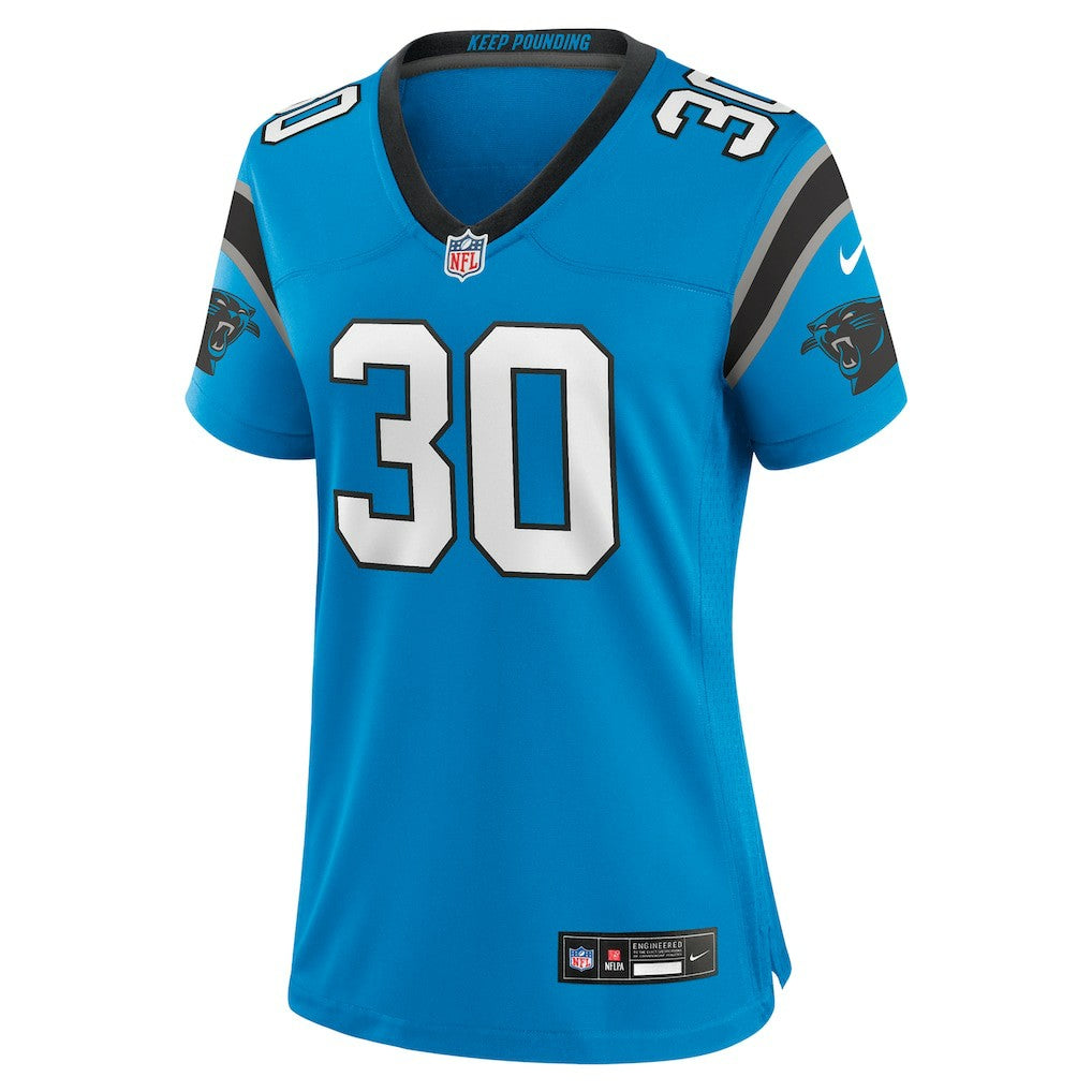 Chuba Hubbard Carolina Panthers Women's Alternate Game Jersey Blue - Nike
