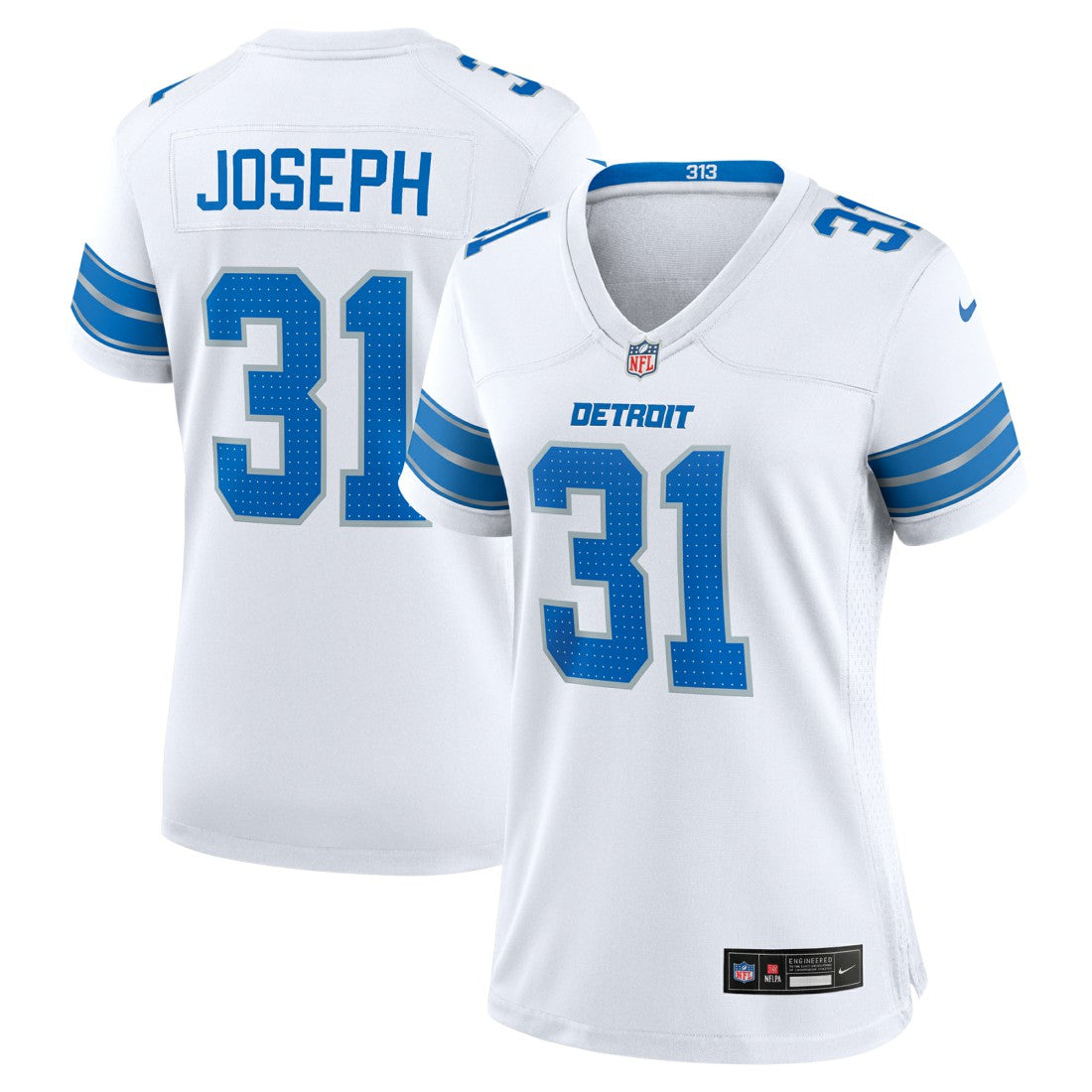 Kerby Joseph Detroit Lions Women's Game Jersey White - Nike