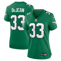 Cooper DeJean Philadelphia Eagles Women's Alternate Game Jersey Kelly Green - Nike
