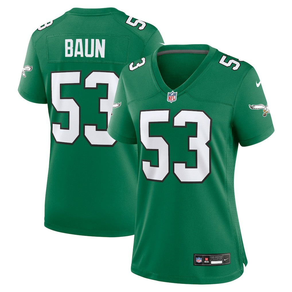 Zack Baun Philadelphia Eagles Women's Alternate Game Jersey Kelly Green - Nike