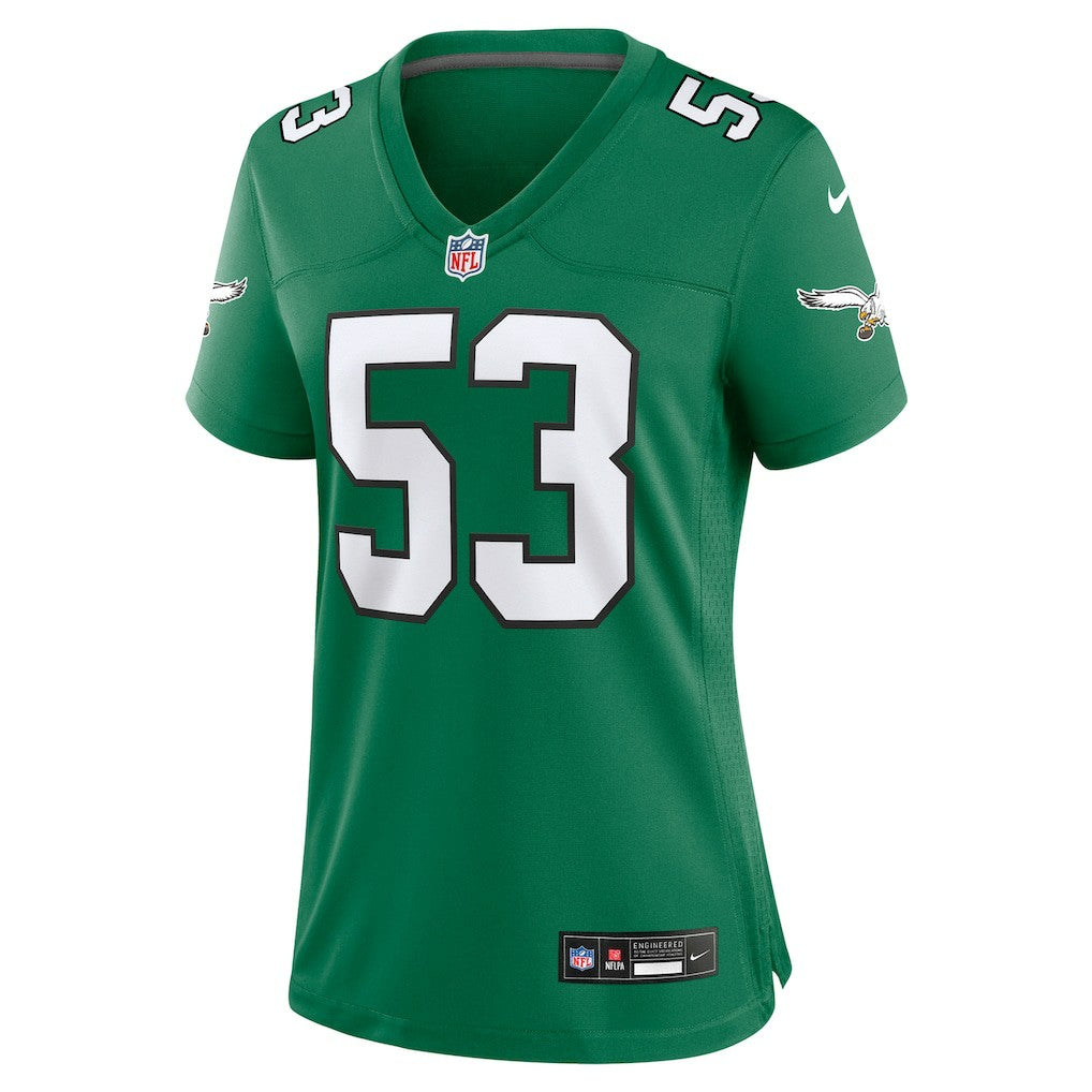 Zack Baun Philadelphia Eagles Women's Alternate Game Jersey Kelly Green - Nike