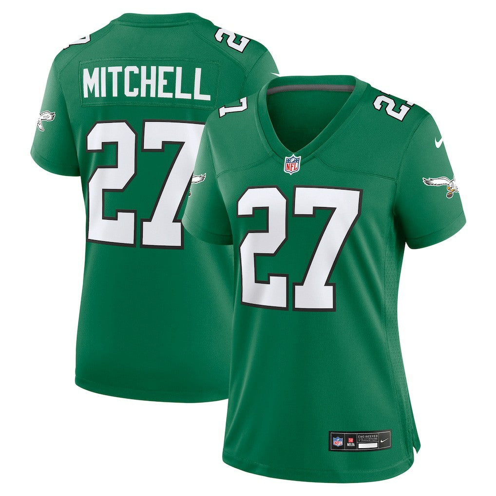 Quinyon Mitchell Philadelphia Eagles Women's Alternate Game Jersey Kelly Green - Nike