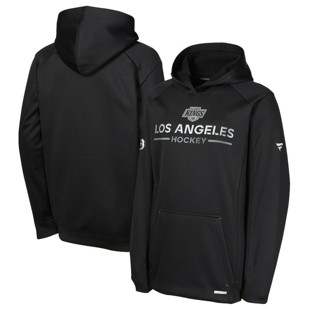 Los Angeles Kings - Fanatics Youth Authentic Pro Rink Raglan Hoodie Black