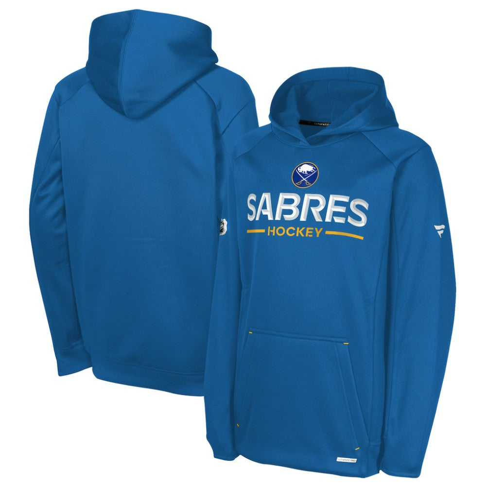 Buffalo Sabres - Fanatics Youth Authentic Pro Rink Raglan Hoodie Royal