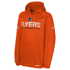 Philadelphia Flyers - Fanatics Youth Authentic Pro Rink Raglan Hoodie Orange