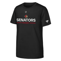 Ottawa Senators - Fanatics Youth Authentic Pro Wordmark T-Shirt Black