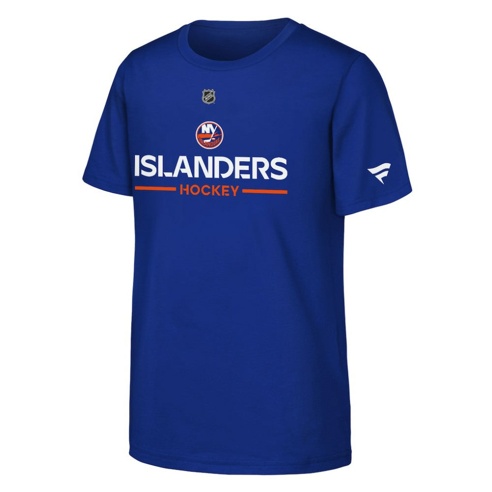 New York Islanders - Fanatics Youth Authentic Pro Wordmark T-Shirt Royal