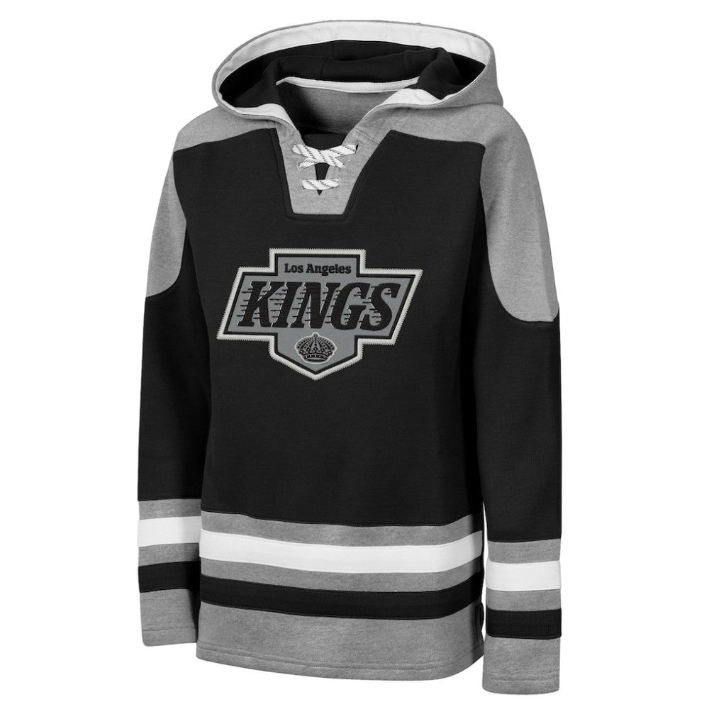 Los Angeles Kings - Outerstuff Youth Ageless Must Have Home V-Neck Hoodie Black