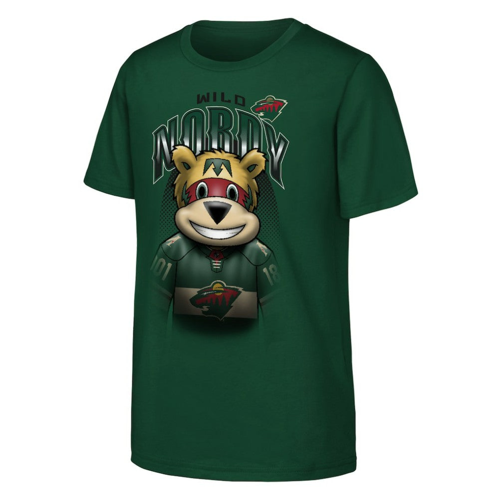 Minnesota Wild - Outerstuff Youth Mascot Highlight T-Shirt Green