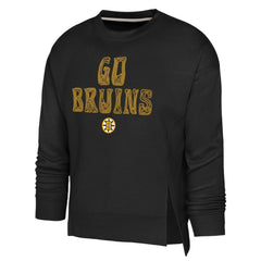 Boston Bruins Outerstuff Girls Youth Game Love Sweatshirt Black